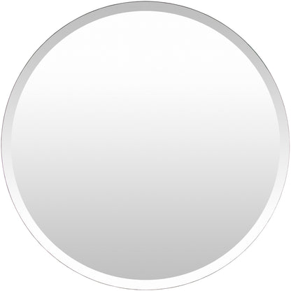 Specchio rotondo bisellato moderno Mei di Artistic Weavers