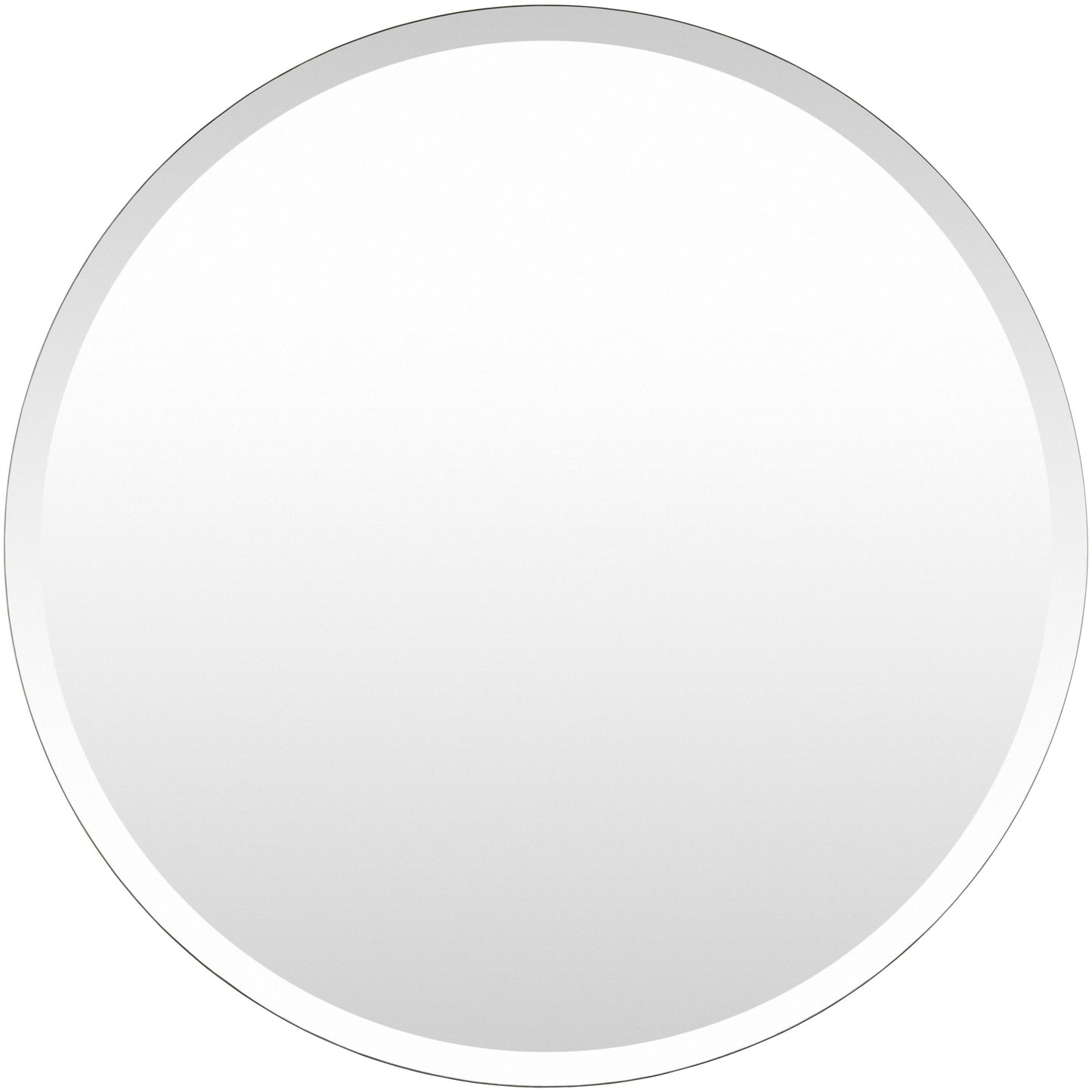 Specchio rotondo bisellato moderno Mei di Artistic Weavers