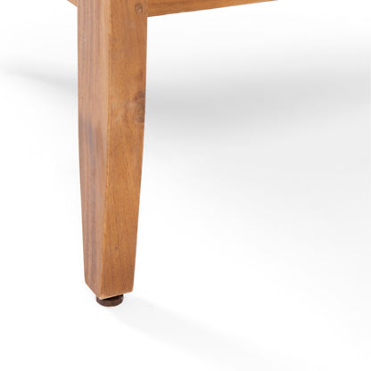 Poltrone da club imbottite moderne in acacia Aston Outdoor (set da 2) di Christopher Knight Home