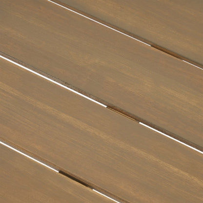 Set da pranzo da esterno Atlantic da 8 posti in legno di acacia di Christopher Knight Home