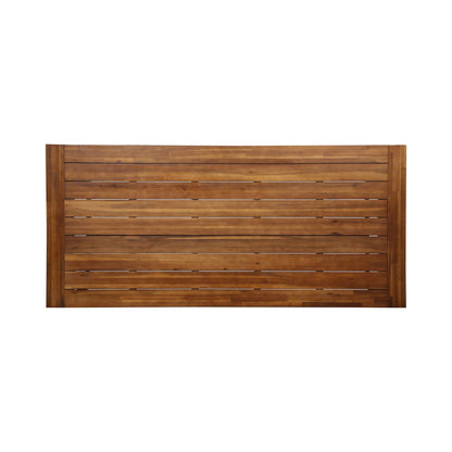 Set da pranzo da esterno Atlantic da 8 posti in legno di acacia di Christopher Knight Home