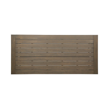 Set da pranzo da esterno Atlantic da 8 posti in legno di acacia di Christopher Knight Home