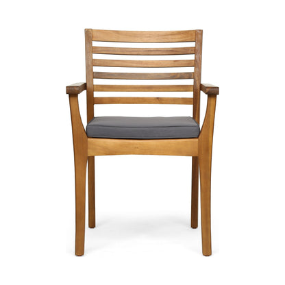 Set da pranzo da esterno Atlantic da 8 posti in legno di acacia di Christopher Knight Home