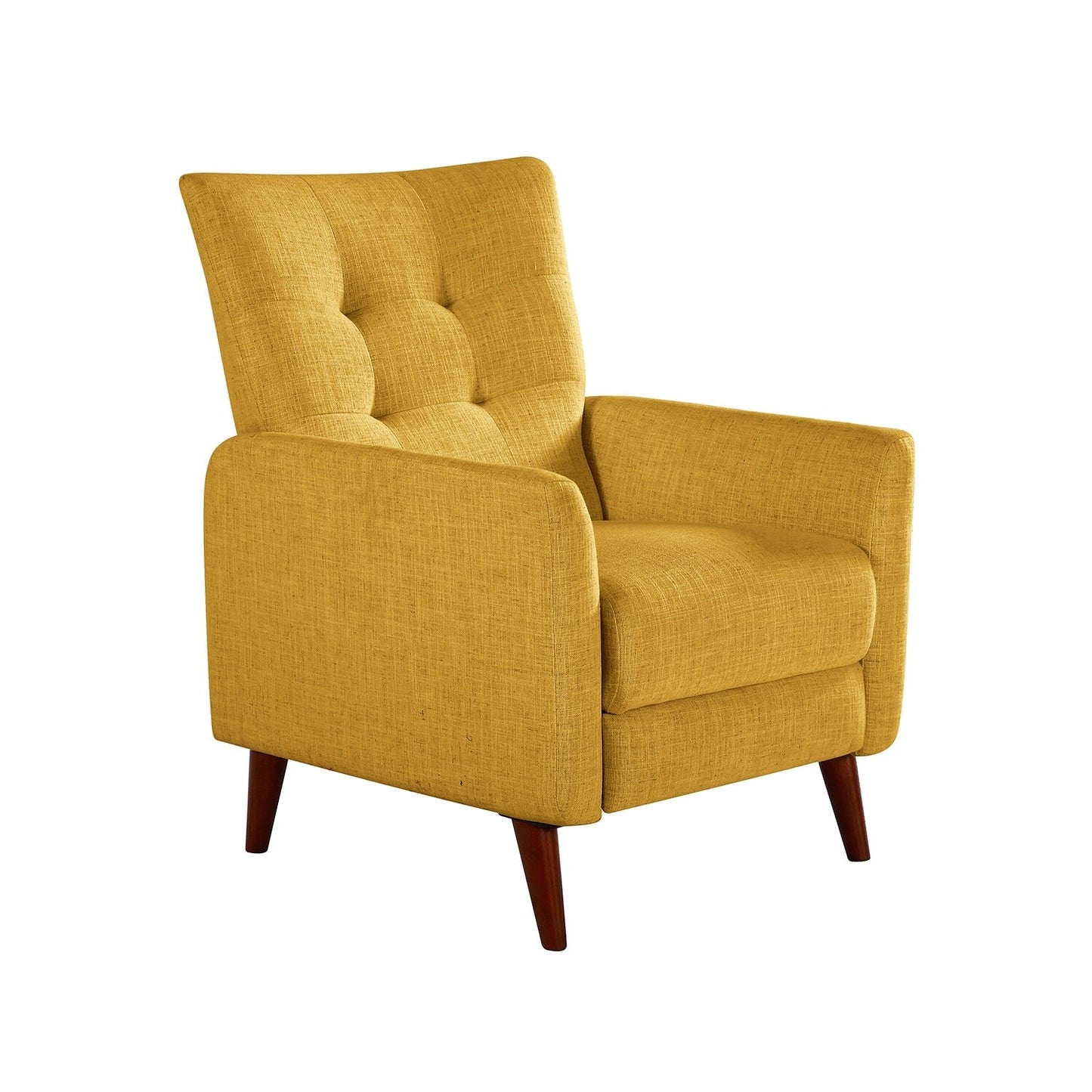 Poltrona reclinabile manuale Aurora Comfy con base in legno