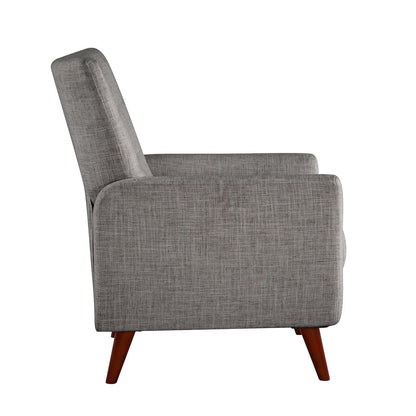 Poltrona reclinabile manuale Aurora Comfy con base in legno