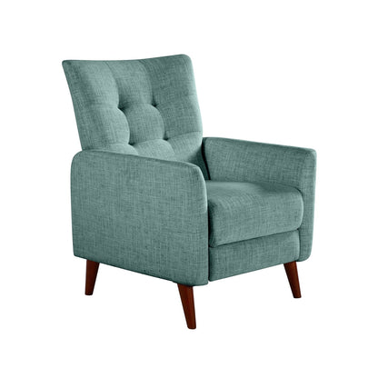 Poltrona reclinabile manuale Aurora Comfy con base in legno