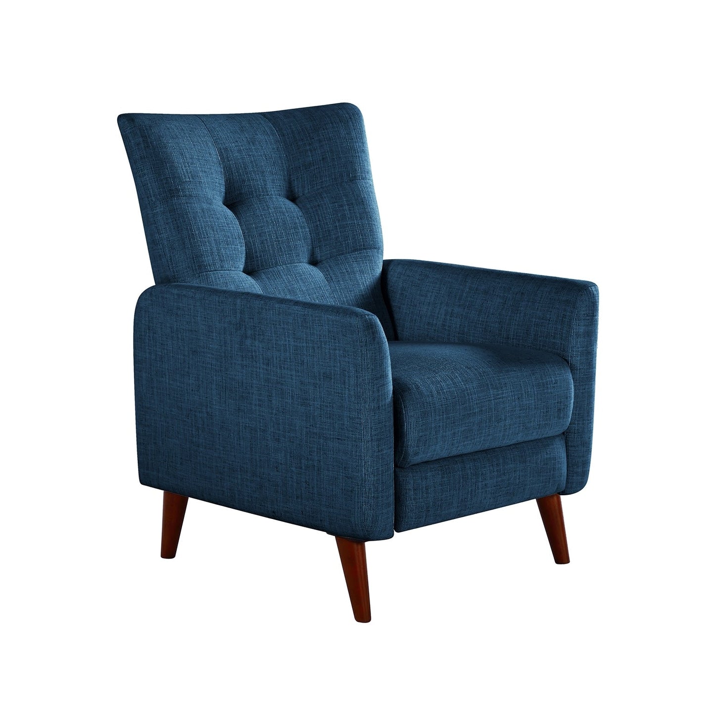 Poltrona reclinabile manuale Aurora Comfy con base in legno