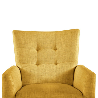 Poltrona reclinabile manuale Aurora Comfy con base in legno