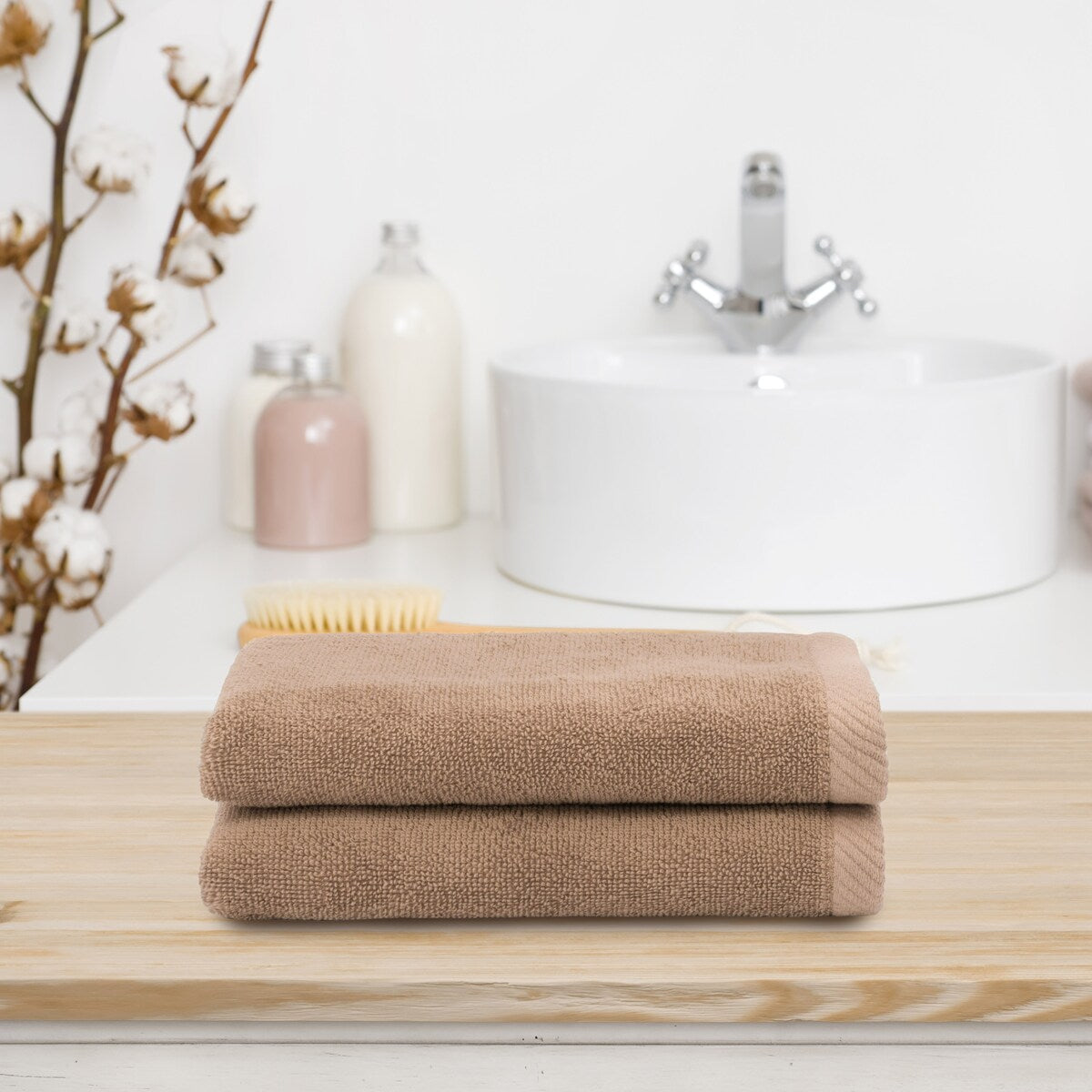 Autentici asciugamani Ediree in cotone turco al 100% per hotel e spa - Set da 2