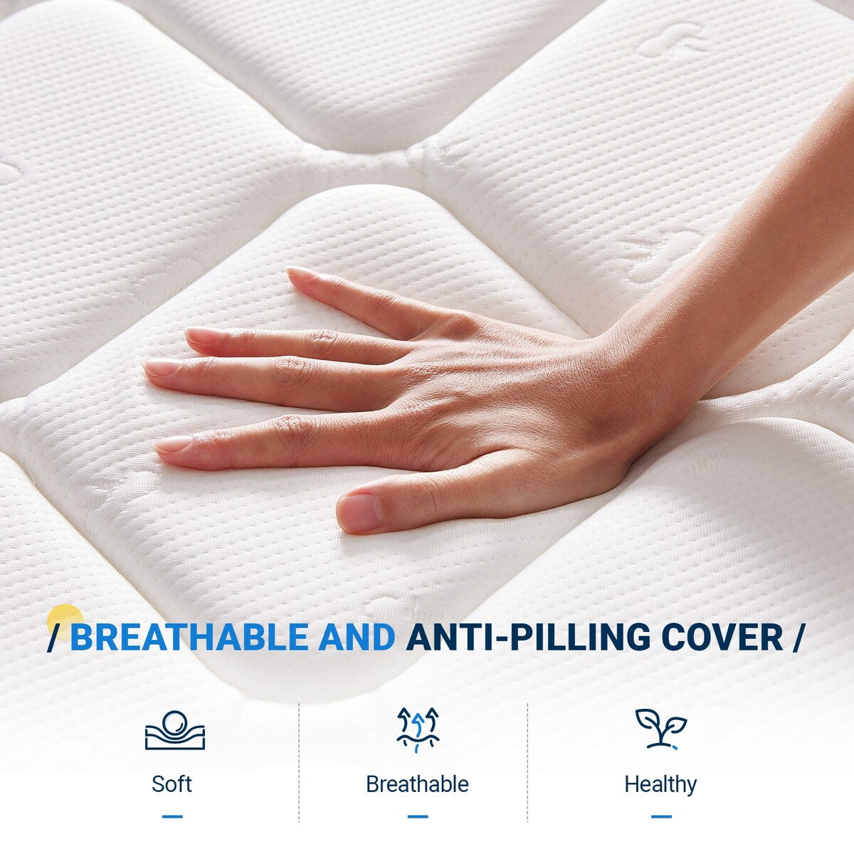 Materasso ibrido in memory foam medio Avenco da 12''