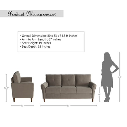 Divano in velluto trapuntato Avlona