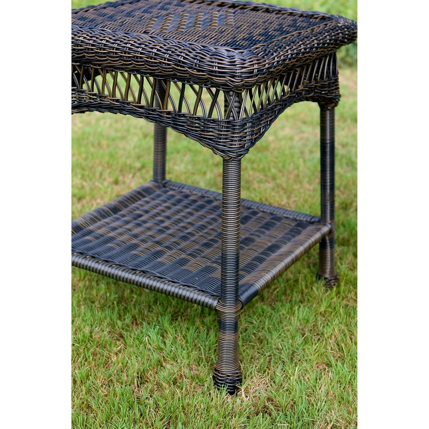 Set di sedie a dondolo da esterno in vimini scuro Portside Roast (2 pezzi)