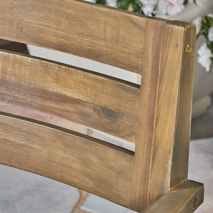 Set da pranzo per patio Avon Acacia da esterno, 7 pezzi, di Christopher Knight Home