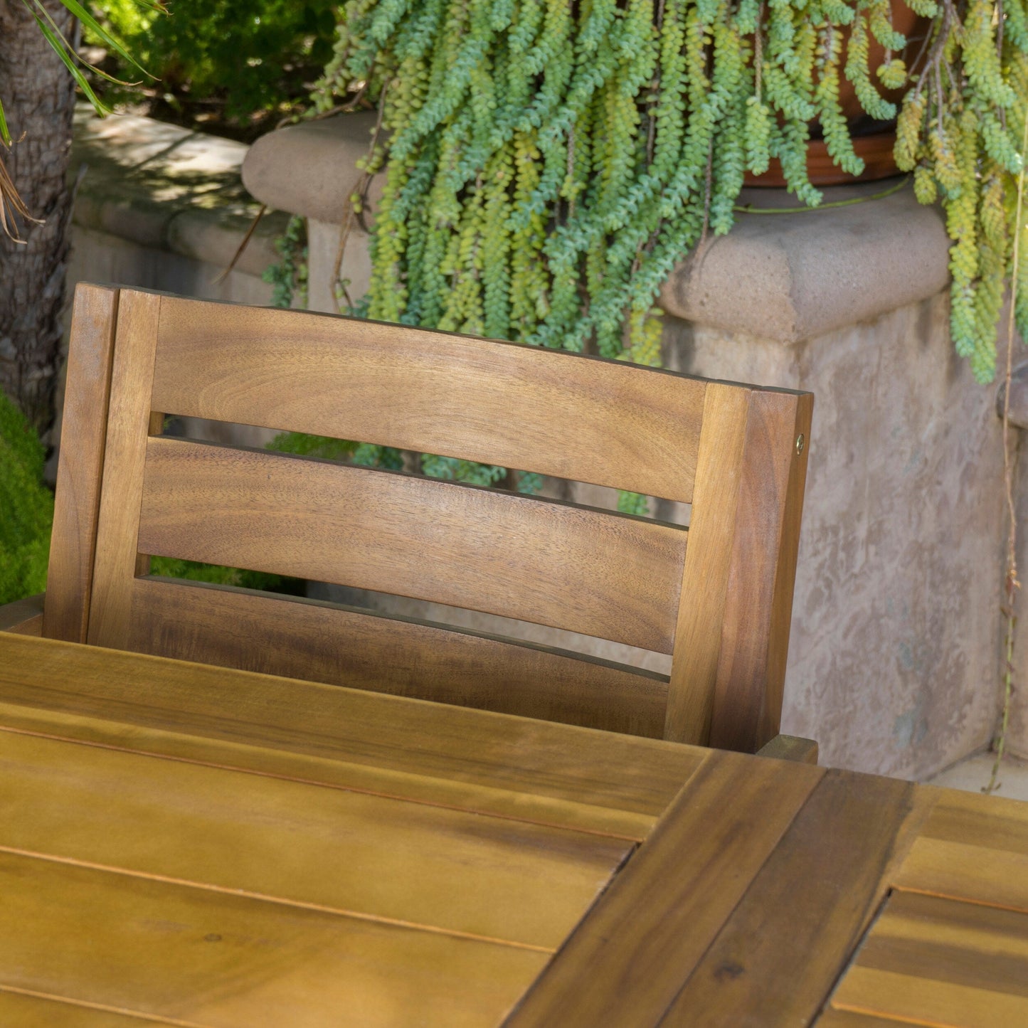 Set da pranzo per patio Avon Acacia da esterno, 7 pezzi, di Christopher Knight Home