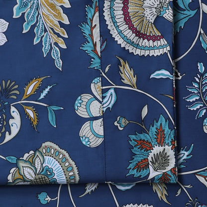 Set di lenzuola con tasche profonde in raso di cotone biologico Azores Home a 300 fili