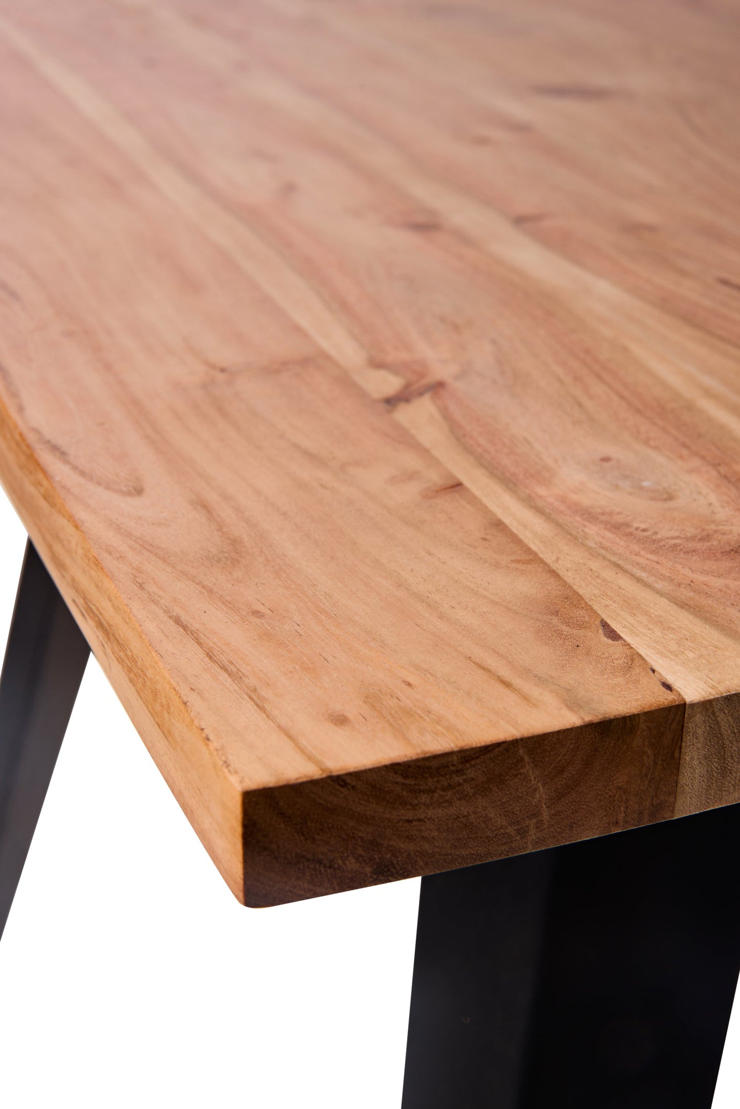 Tavolo Quadrato Con Gambe Metallo (Trattamento Anti Macchia)