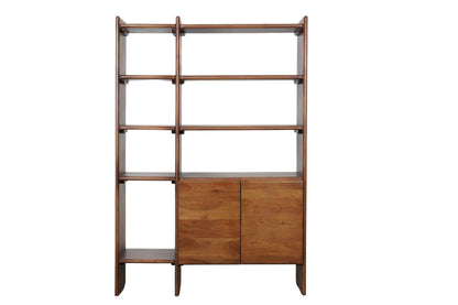 Quezon - Libreria in legno di acacia