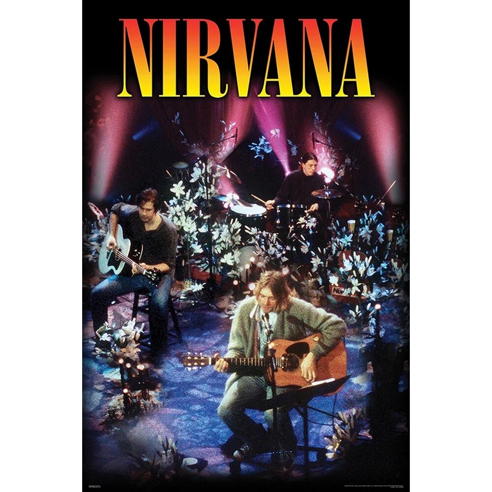 Nirvana - Unplugged Poster artistico - 24 x 36 pollici