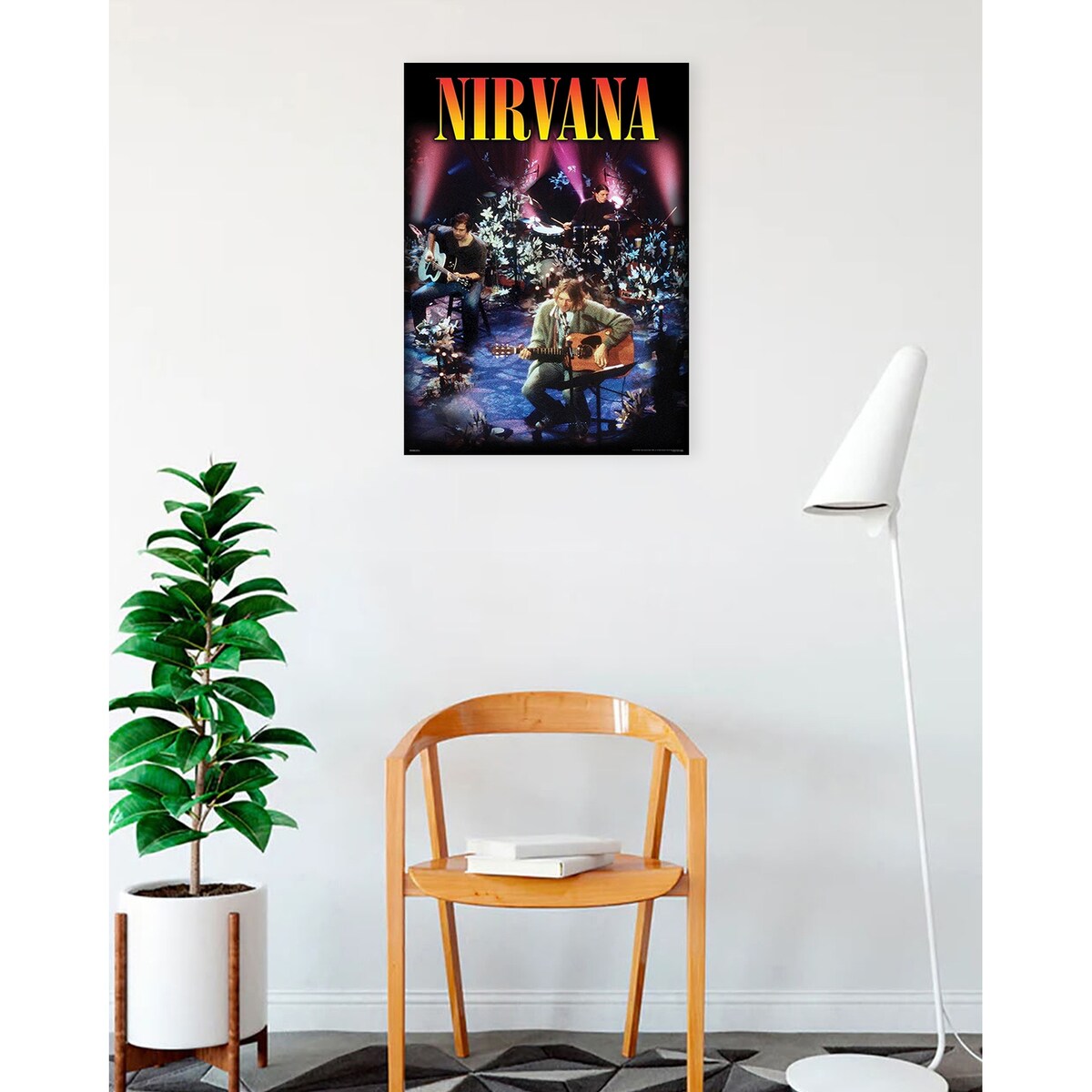 Nirvana - Unplugged Poster artistico - 24 x 36 pollici