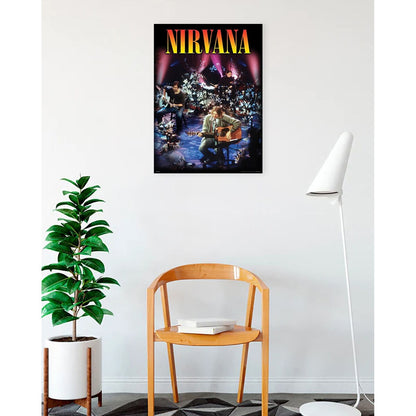 Nirvana - Unplugged Poster artistico - 24 x 36 pollici