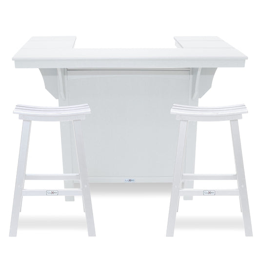 Bancone da bar LuXeo Bailey-Cabo, set da 3 pezzi