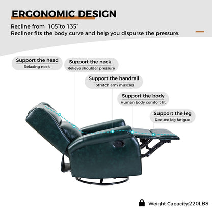 Sedia girevole per bambini Baksoho Contemporary in similpelle con base in metallo di HULALA HOME