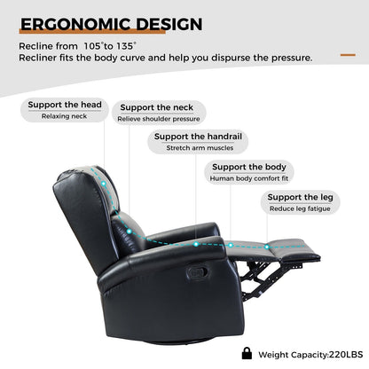 Sedia girevole per bambini Baksoho Contemporary in similpelle con base in metallo di HULALA HOME