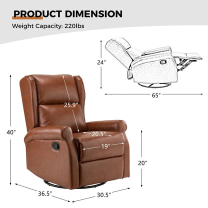 Sedia girevole per bambini Baksoho Contemporary in similpelle con base in metallo di HULALA HOME