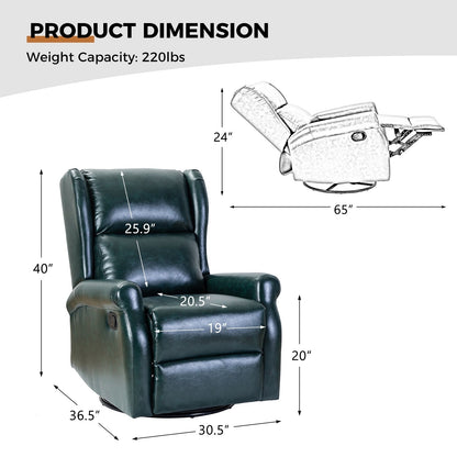 Sedia girevole per bambini Baksoho Contemporary in similpelle con base in metallo di HULALA HOME