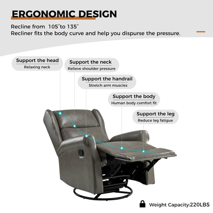 Sedia girevole per bambini Baksoho Contemporary in similpelle con base in metallo di HULALA HOME