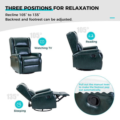 Sedia girevole per bambini Baksoho Contemporary in similpelle con base in metallo di HULALA HOME