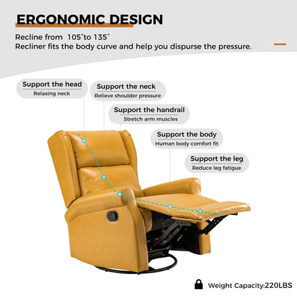 Sedia girevole per bambini Baksoho Contemporary in similpelle con base in metallo di HULALA HOME