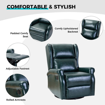 Sedia girevole per bambini Baksoho Contemporary in similpelle con base in metallo di HULALA HOME