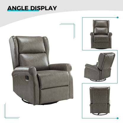 Sedia girevole per bambini Baksoho Contemporary in similpelle con base in metallo di HULALA HOME