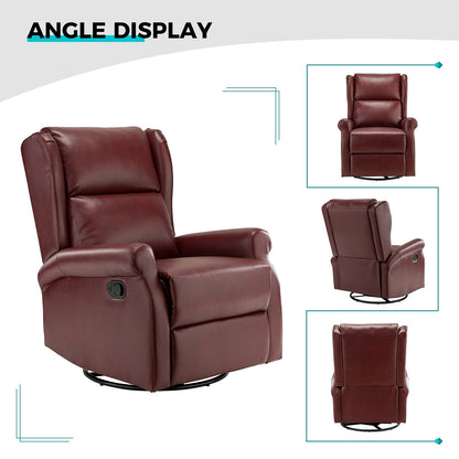 Sedia girevole per bambini Baksoho Contemporary in similpelle con base in metallo di HULALA HOME