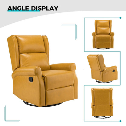 Sedia girevole per bambini Baksoho Contemporary in similpelle con base in metallo di HULALA HOME