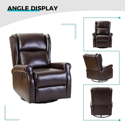 Sedia girevole per bambini Baksoho Contemporary in similpelle con base in metallo di HULALA HOME