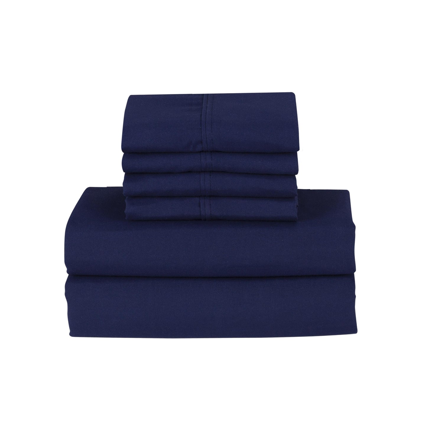 Set di lenzuola con tasche intelligenti in rayon di bambù, 6 pezzi, 1800 fili