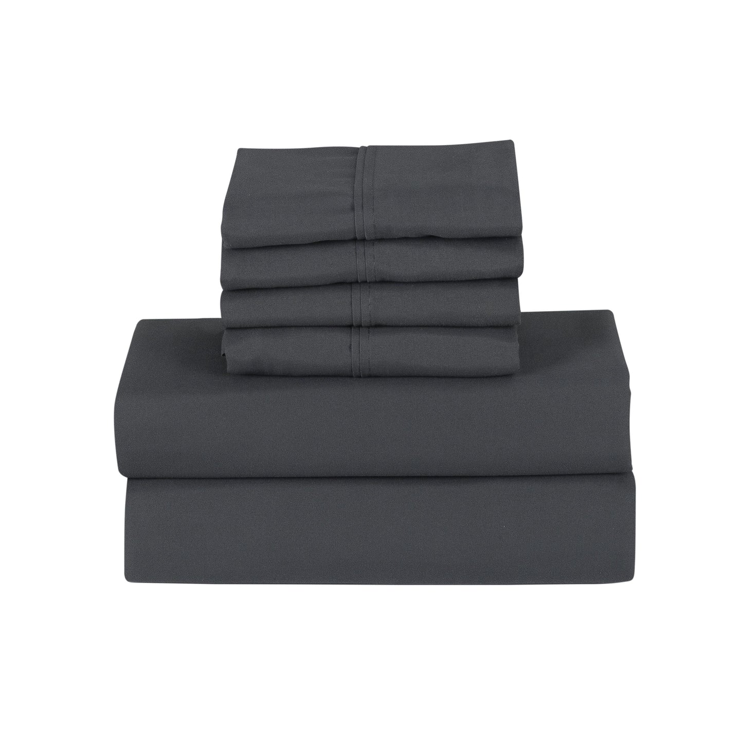 Set di lenzuola con tasche intelligenti in rayon di bambù, 6 pezzi, 1800 fili