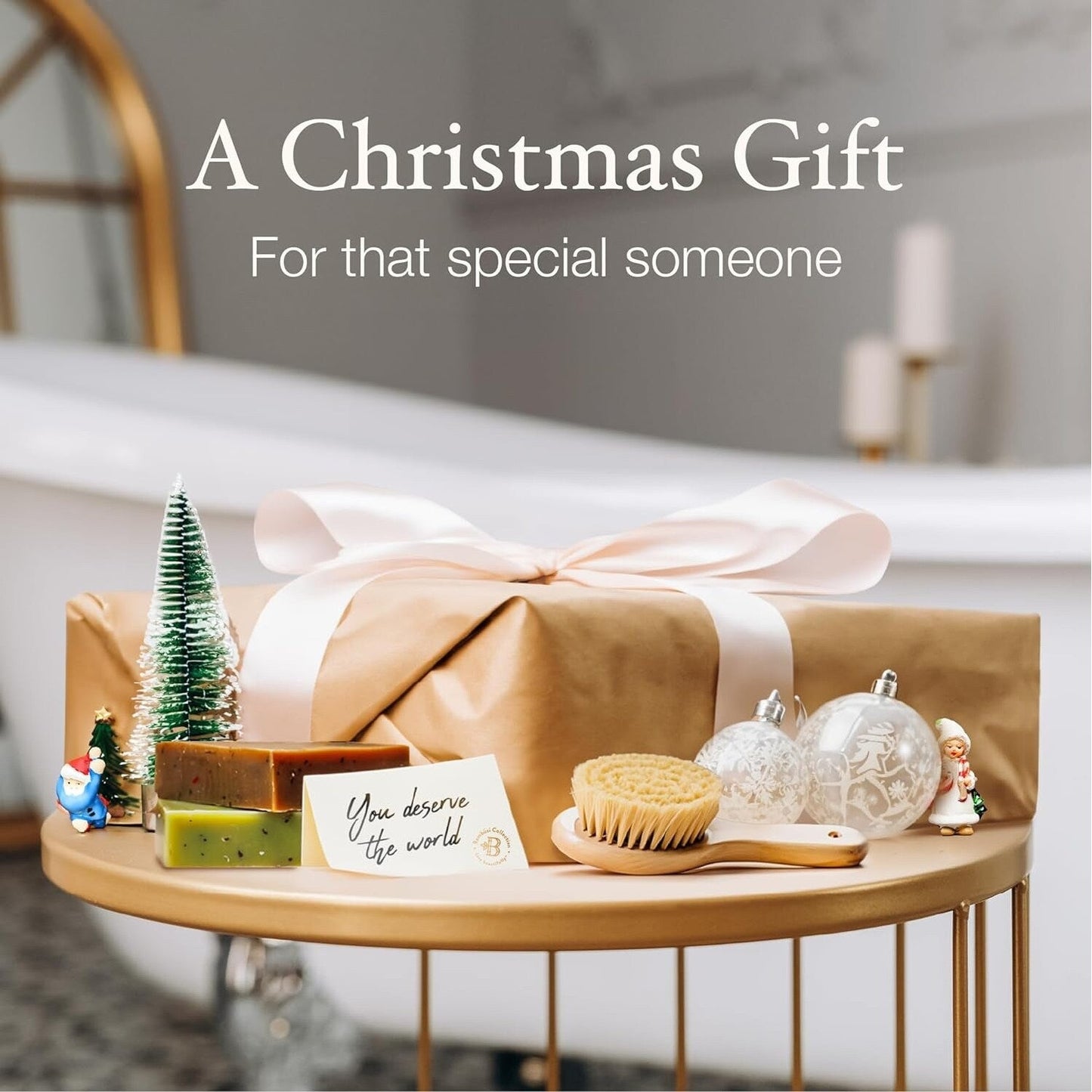 Vassoio per vasca da bagno in bambù - Vassoio espandibile per vasca, porta libri e tablet - Tavolo da bagno, vassoio per vasca, portaoggetti per vasca, design pieghevole