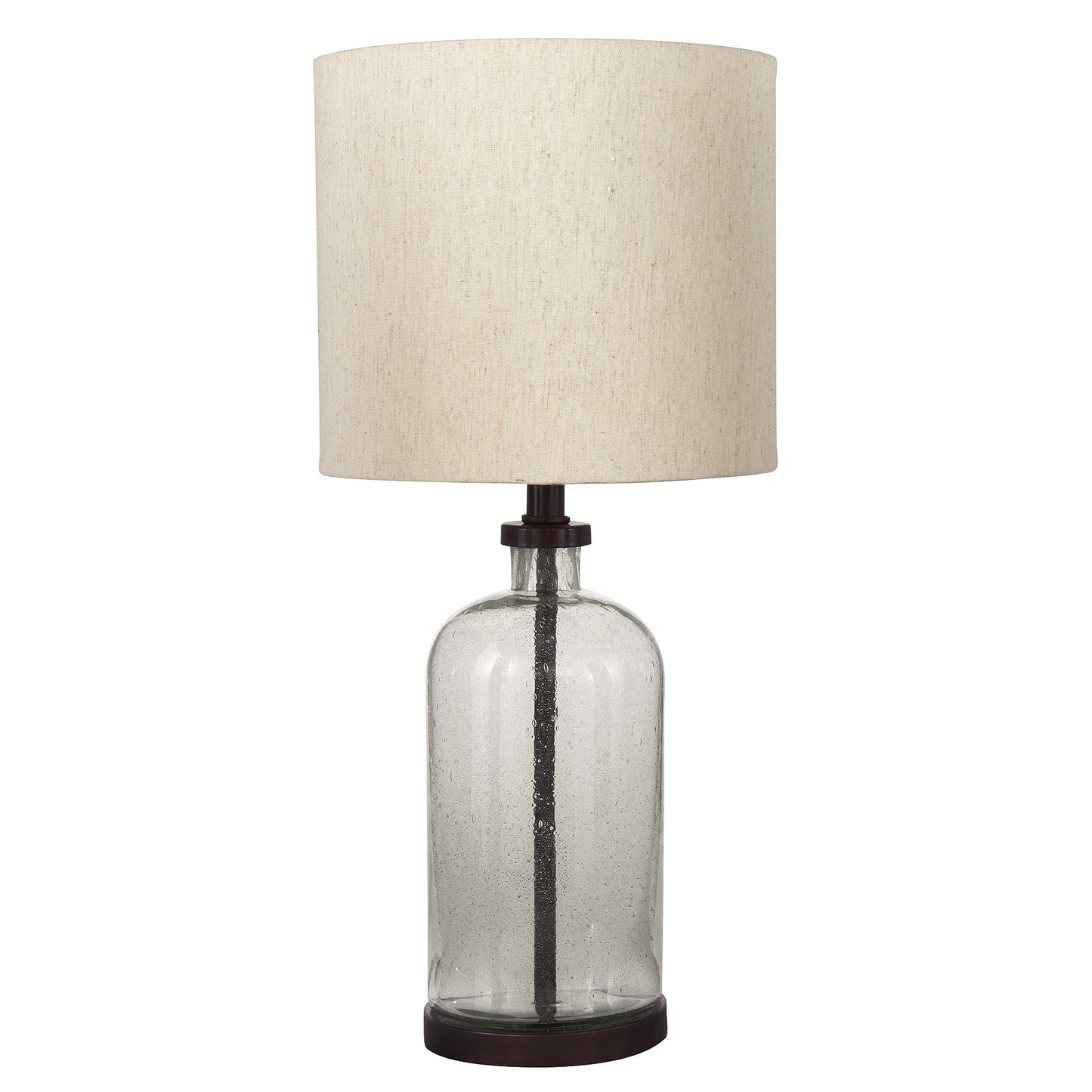 Lampada da tavolo in vetro Bandile Modern Farmhouse - 10W x 10D x 22H