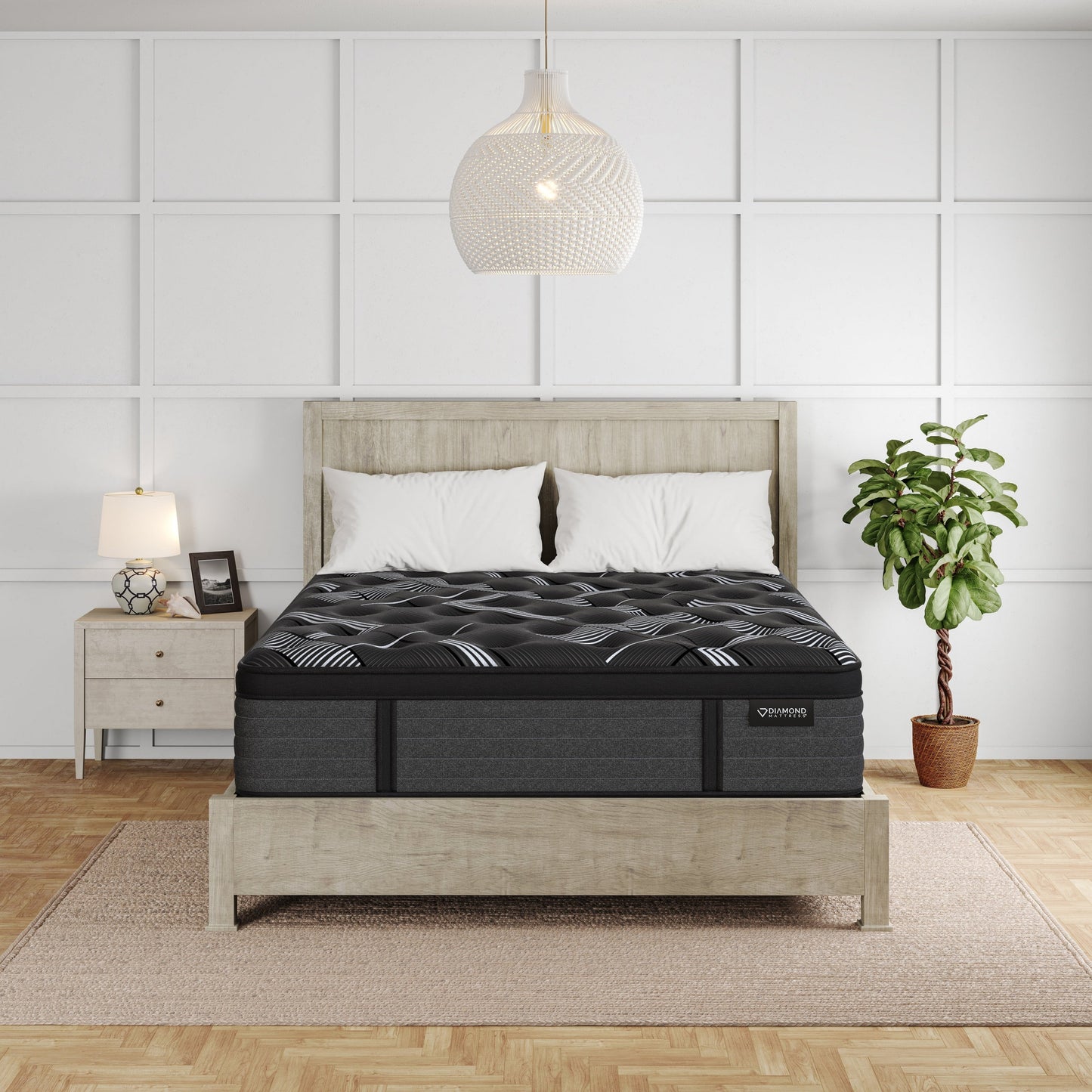 Banff Breeze, materasso ibrido Euro Top in memory foam infuso di grafite ultra-cool, certificato CertiPUR US e Greenguard Gold