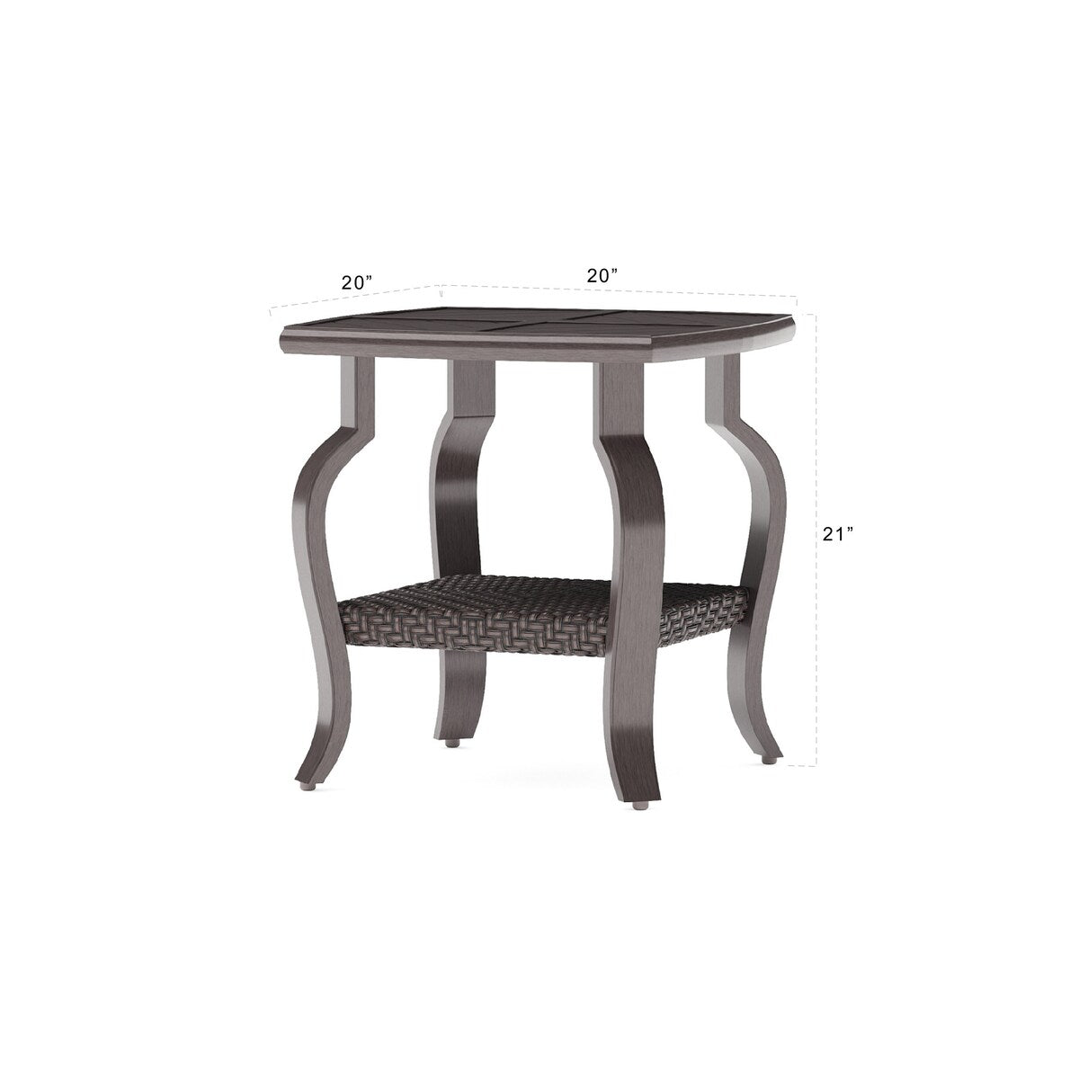 Set di 5 poltrone da esterno e pouf Barcelo Sunbrella Motion per patio