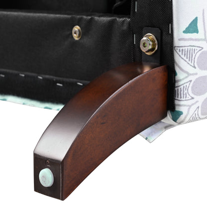 Poltrona reclinabile imbottita Barnn con schienale ad ala di Christopher Knight Home