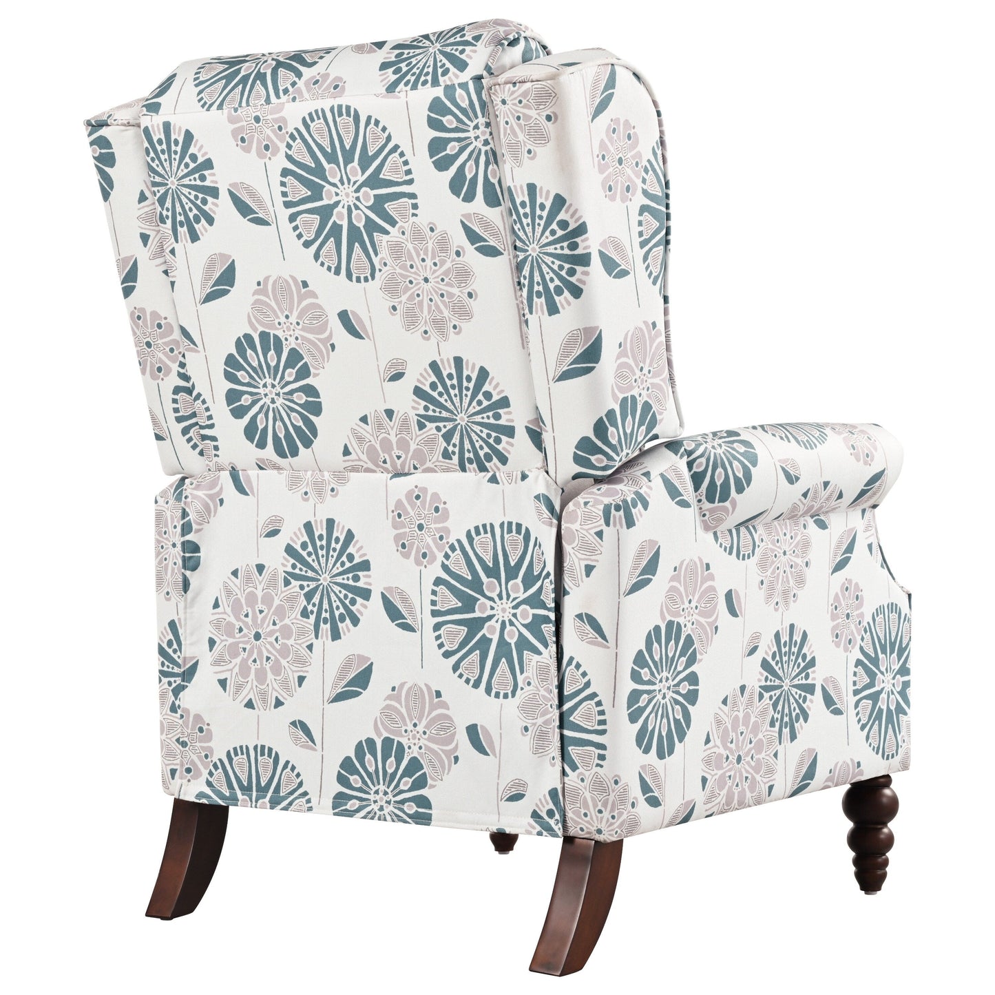 Poltrona reclinabile imbottita Barnn con schienale ad ala di Christopher Knight Home