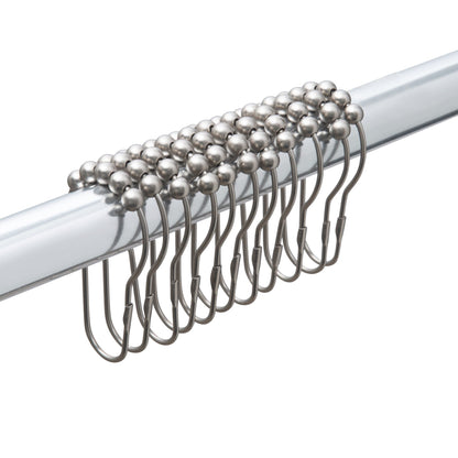 Anelli per tenda da doccia Bath Bliss, confezione da 12, in raso