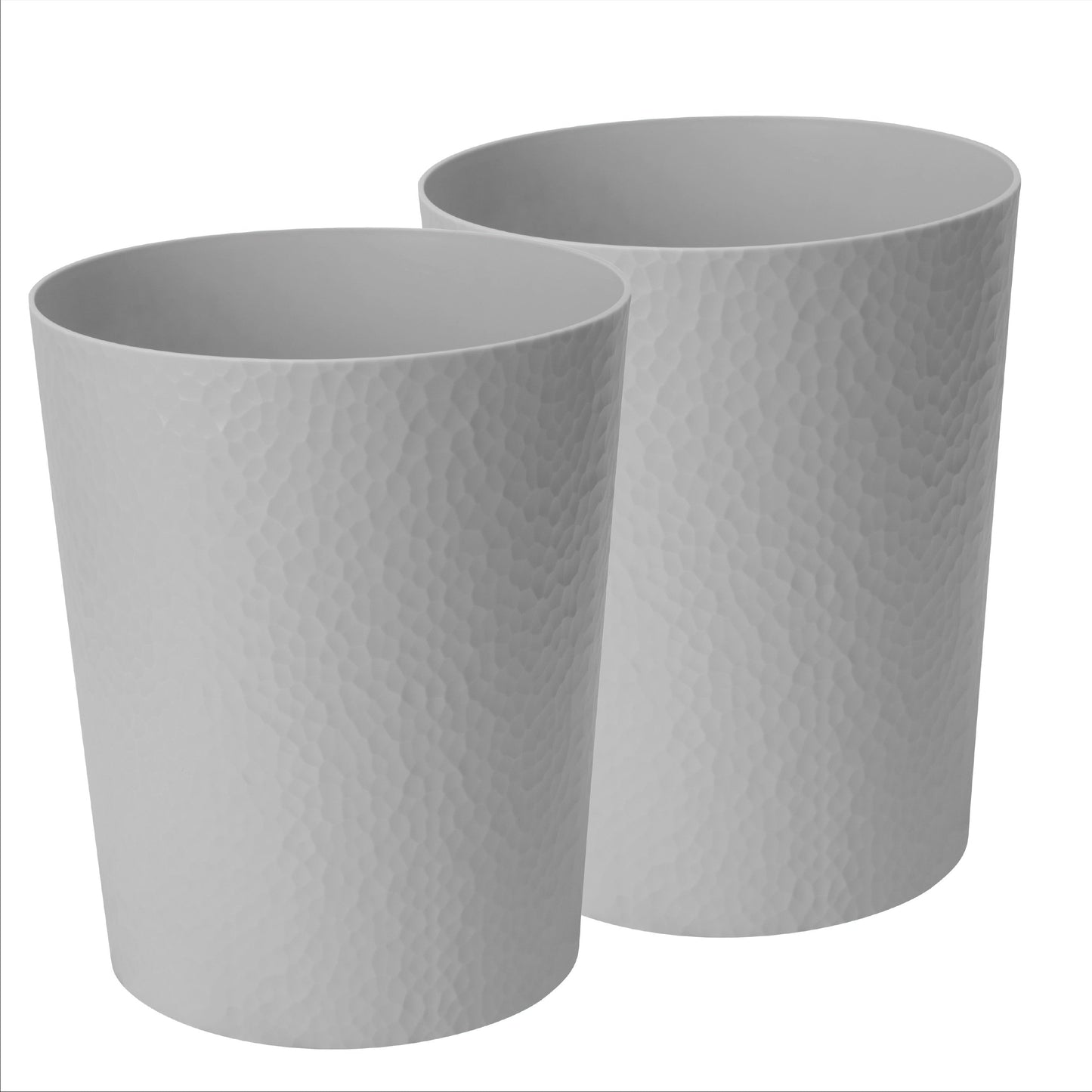 Cestino per la spazzatura martellato Bath Bliss