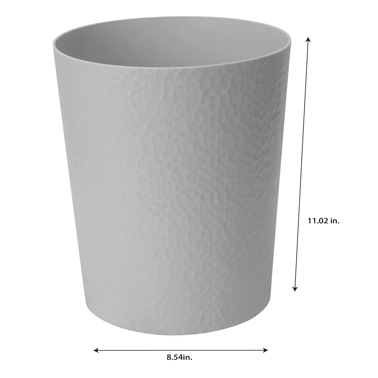 Cestino per la spazzatura martellato Bath Bliss