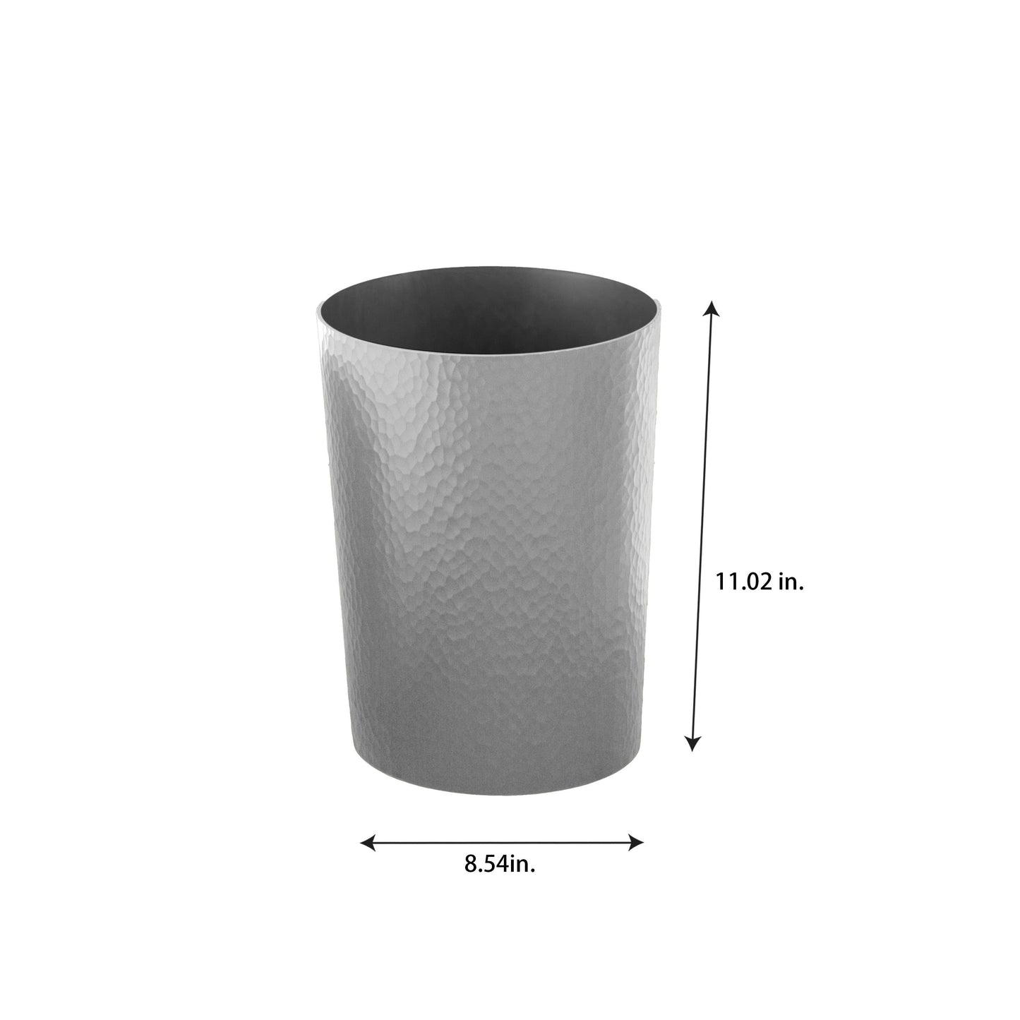 Cestino per la spazzatura martellato Bath Bliss