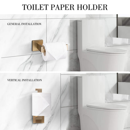 Set di accessori per il bagno Bathlet da 5 pezzi in acciaio inossidabile